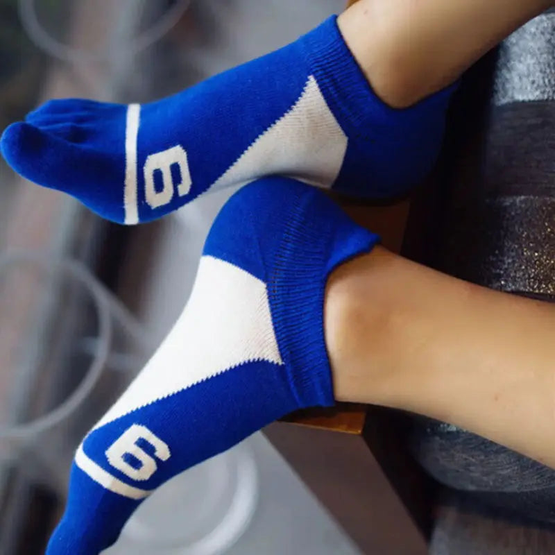 Pure Cotton Five Finger Socks Mens Sports Breathable Comfortable Shaping Anti Friction Men's Socks With Toes