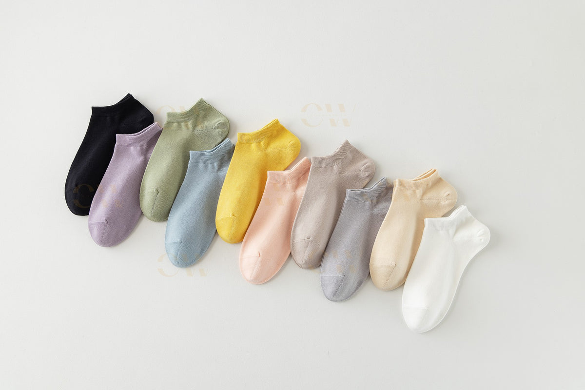 Vibrant Purple Cotton Socks for Bold Statements | Comfortable & Stylish