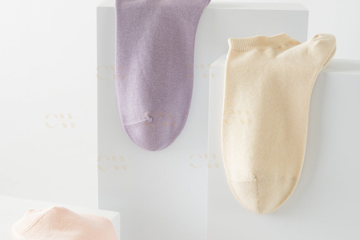 [FREE GIFT] Vibrant Purple Cotton Socks for Bold Statements | Comfortable & Stylish