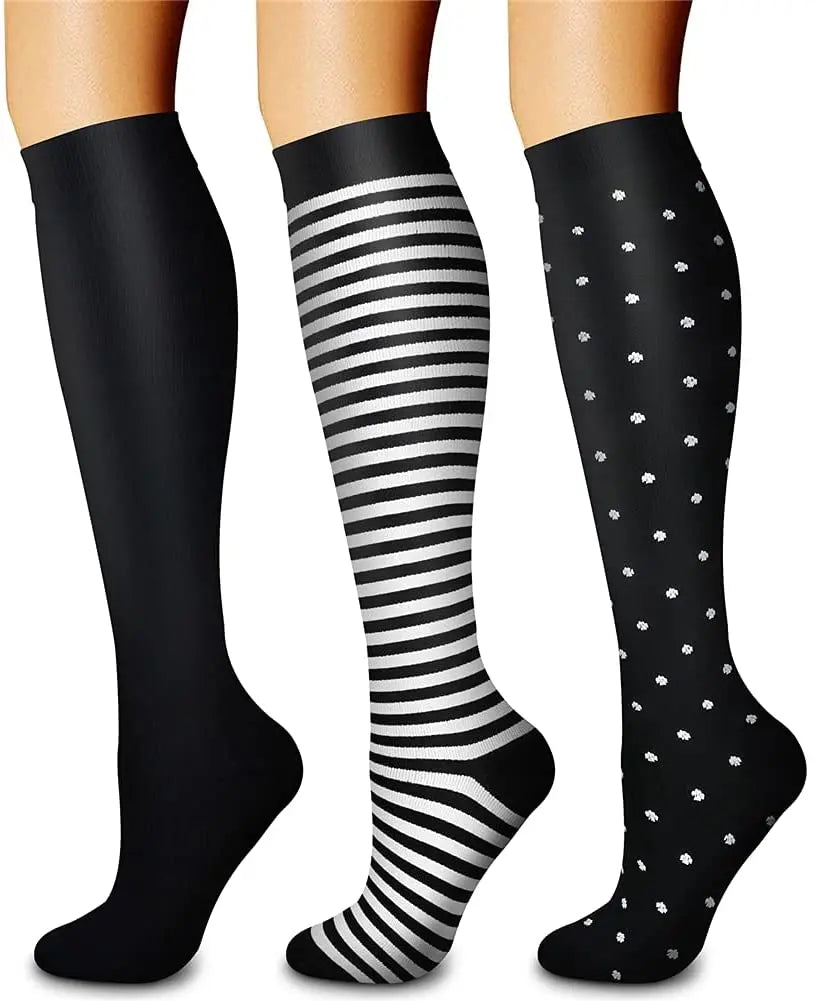 Compression Stocking Women Pregnant Edema Socks 30 Mmhg for Diabetes Varicose Veins Marathon Running Sports Compression Socks