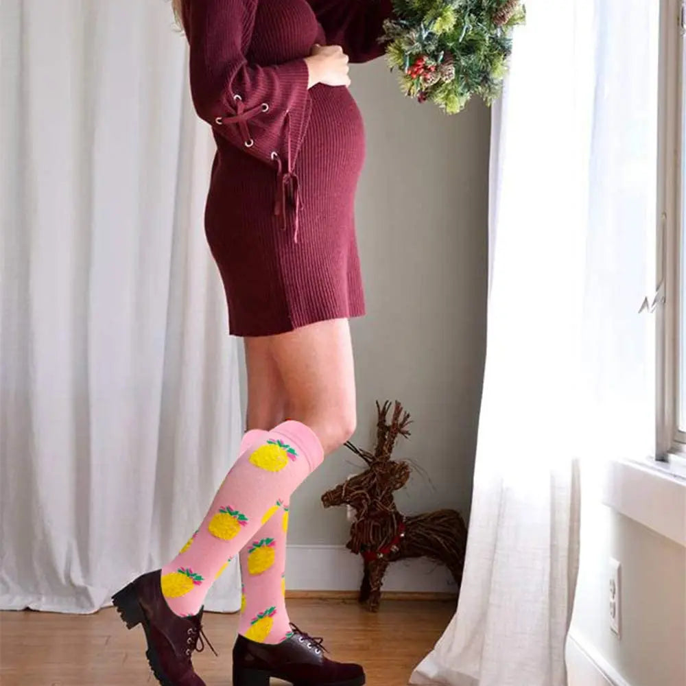 Running Compression Socks Summer 20-30 Mmgh Pregnant Edema Varicose Veins Varicose Veins Edema Diabetes Marathon Nurse Stocking