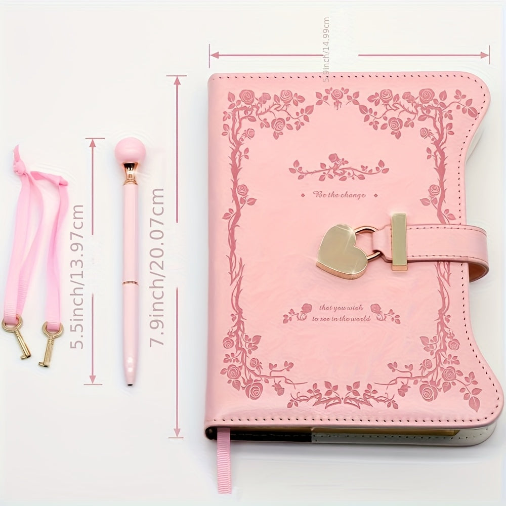 Floral Lock Journal