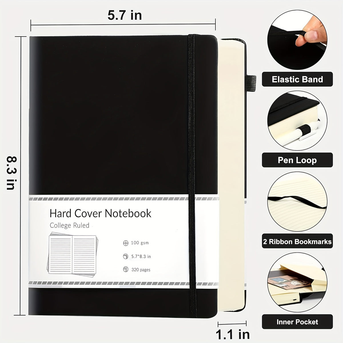Lined Hardback Notebook