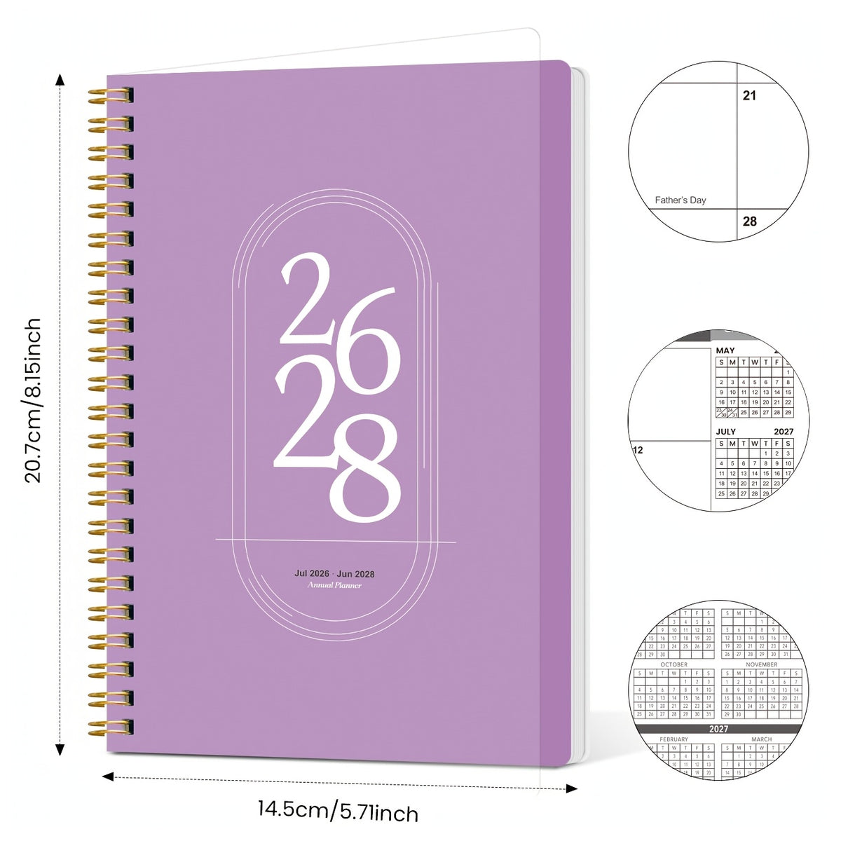 2026–2028 Monthly Planner