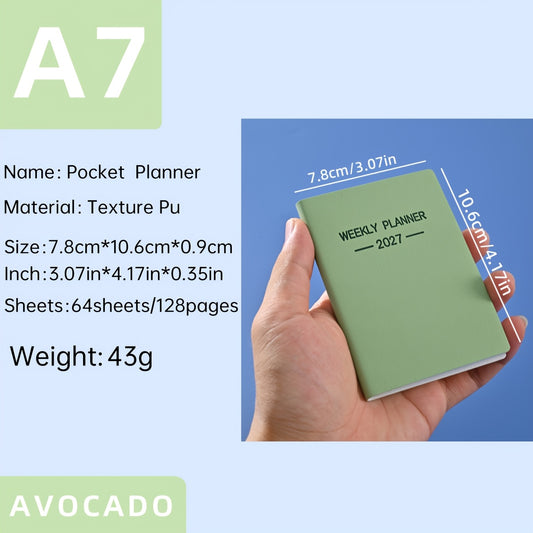 2027 Pocket Diary — Avocado
