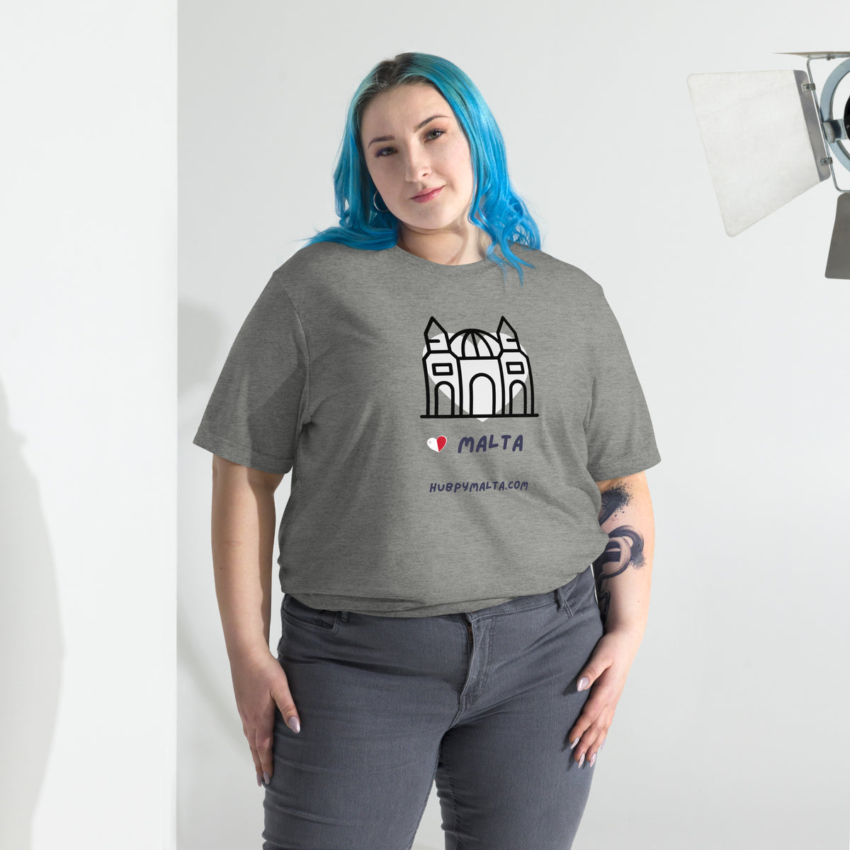 Unisex t-shirt - Malta Church (Multi-Colour Multi-Size)