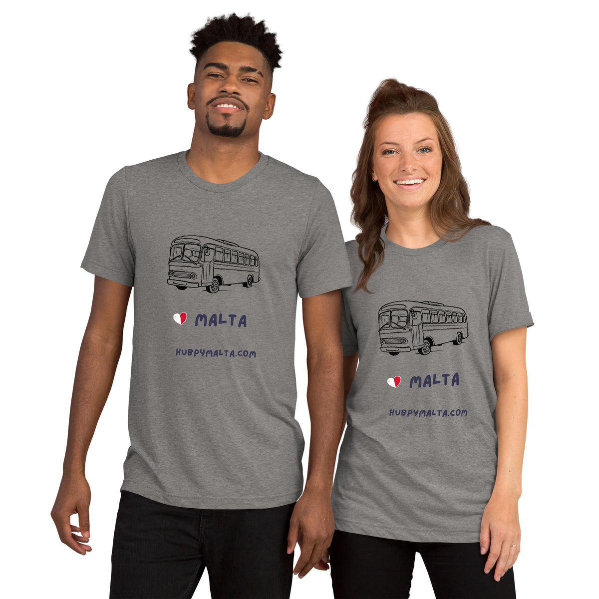 Unisex t-shirt - Malta Bus (Multi-Colour Multi-Size)
