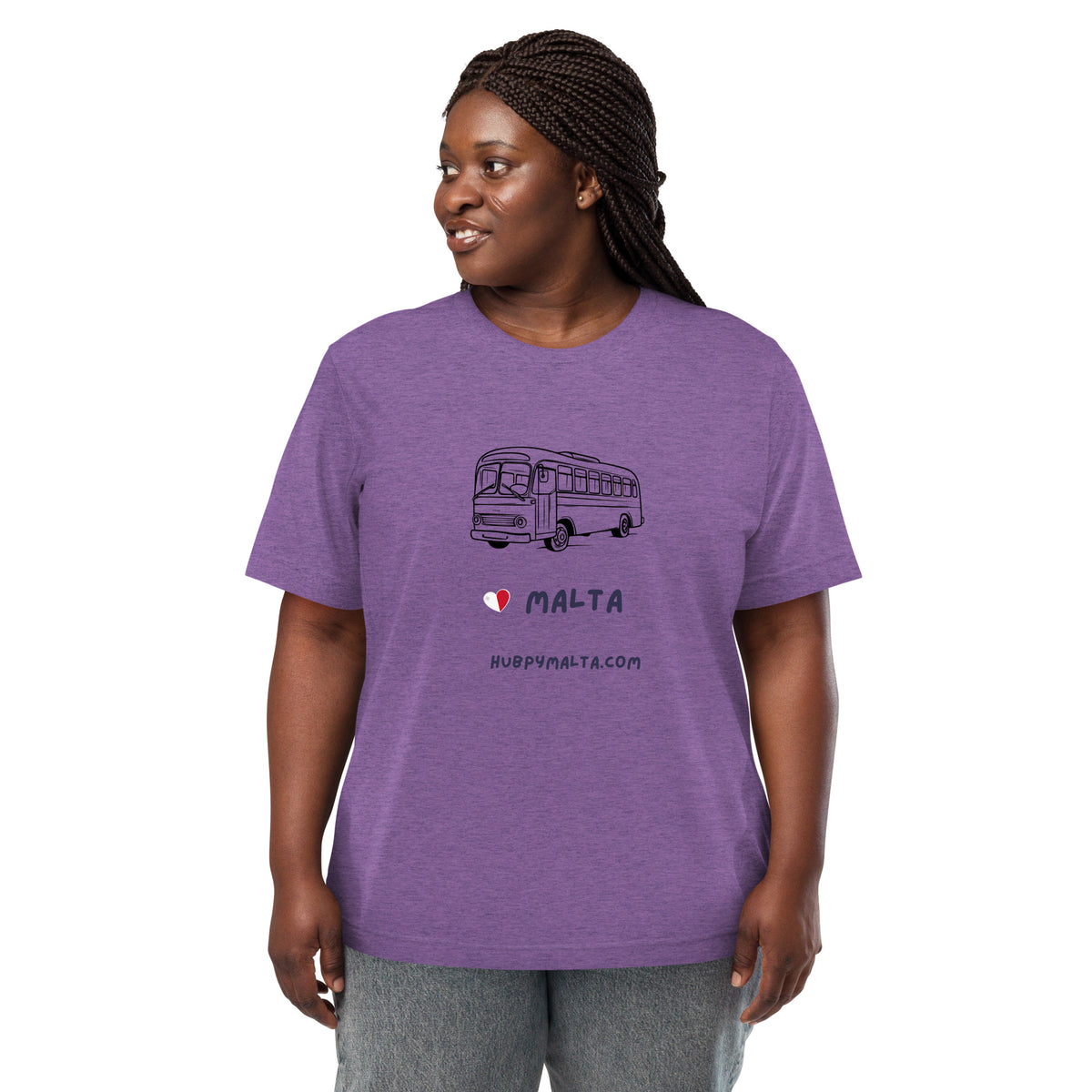 Unisex t-shirt - Malta Bus (Multi-Colour Multi-Size)