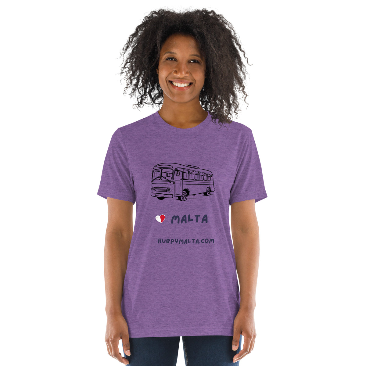 Unisex t-shirt - Malta Bus (Multi-Colour Multi-Size)