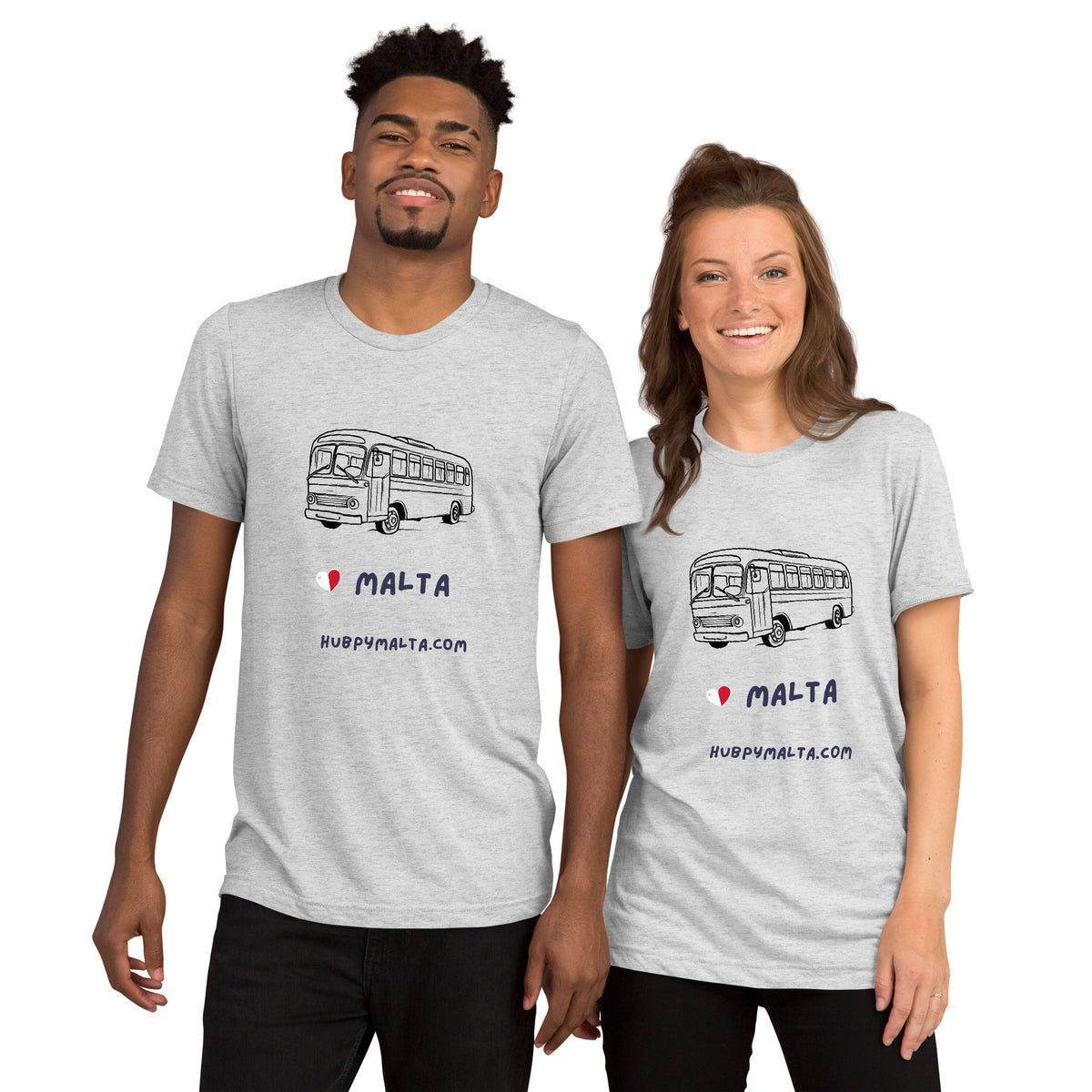 Unisex t-shirt - Malta Bus (Multi-Colour Multi-Size)