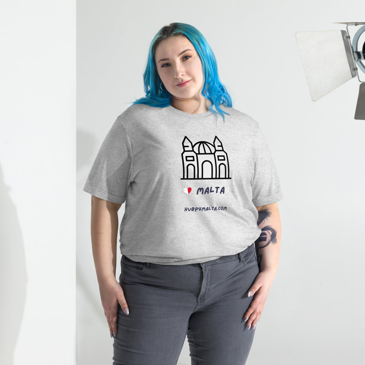 Unisex t-shirt - Malta Church (Multi-Colour Multi-Size)